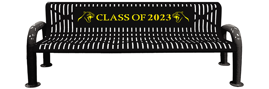 Cutout Class of 2023 Bench 